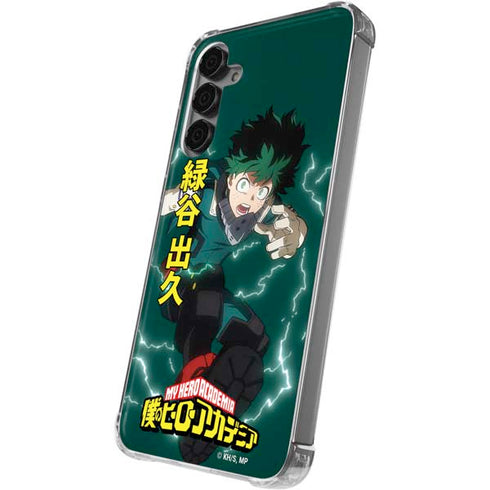 My Hero Academia Deku Season 4 Galaxy S24 Plus Clear Case